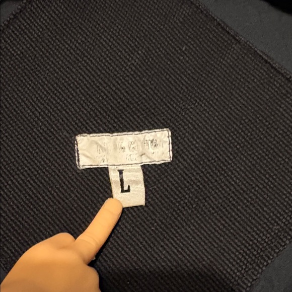 Catalina's Originals VINTAGE Large Black Cotton Coat Aztec Geometric - Picture 3 of 3